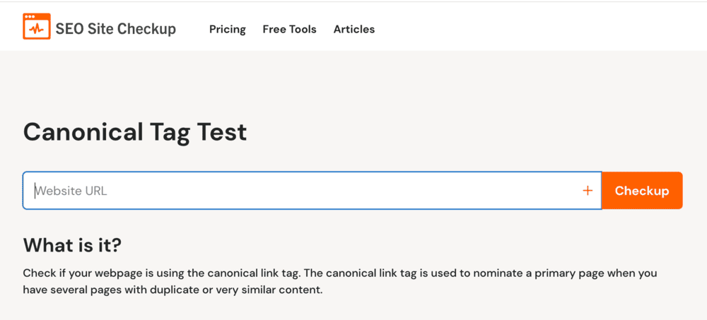 Canonical URL是什麼?小心重複內容毀了SEO 4 2. 使用線上檢測工具