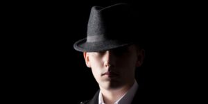 handsome man hat dark 1